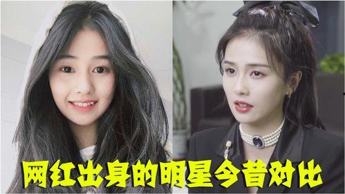 网红明星今昔对比照,网红明星今昔对比，岁月如歌，颜值依旧